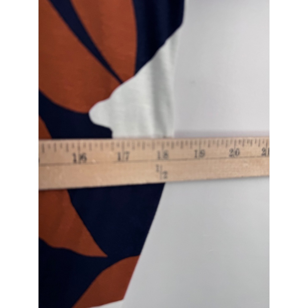 Boden Eleanor jersey Wrap Maxi Dress navy tropical floral print 90s Y2K sz 4 - Picture 4 of 9
